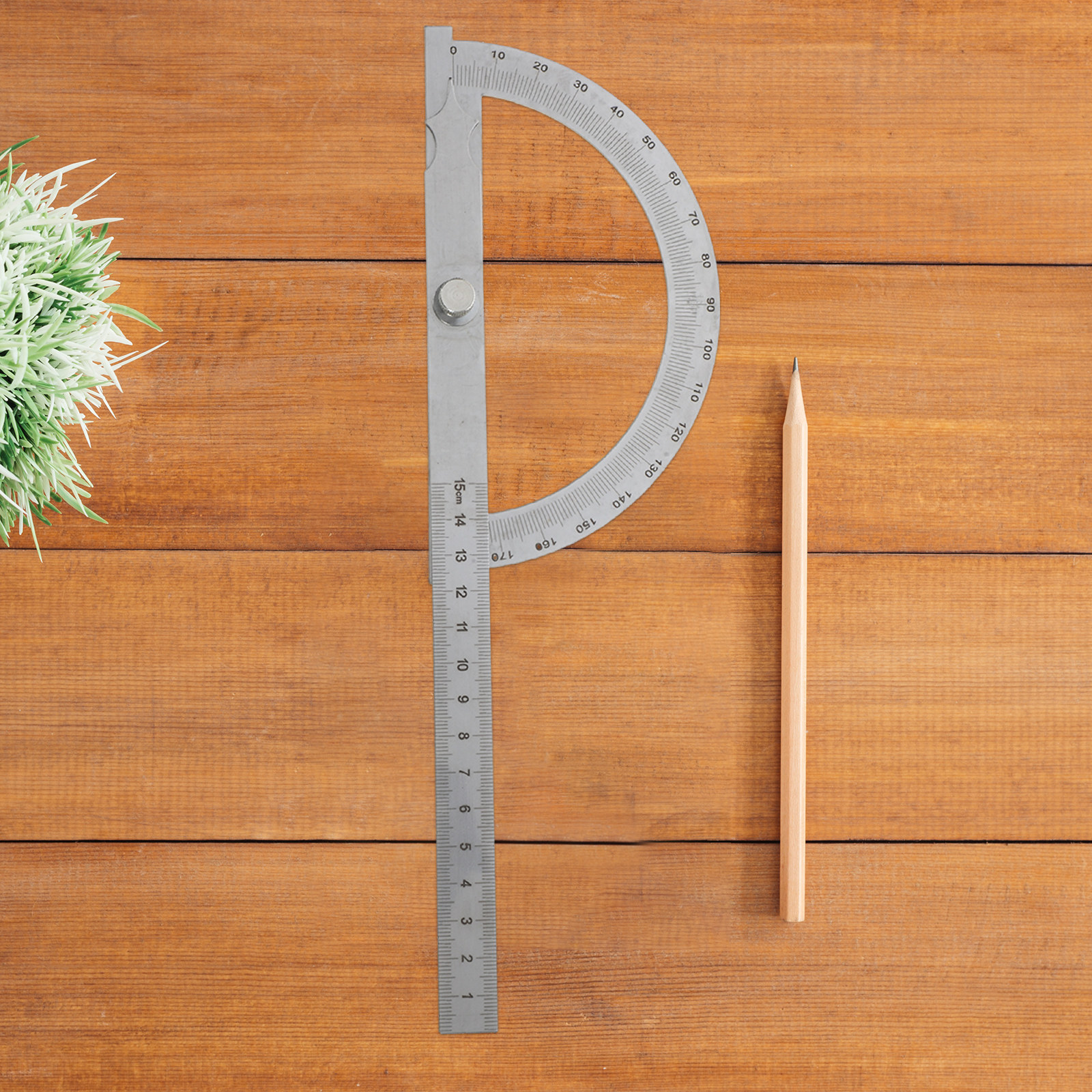 Woodworking For Engineers - Precision Stainless Steel Swing Arm Protractor