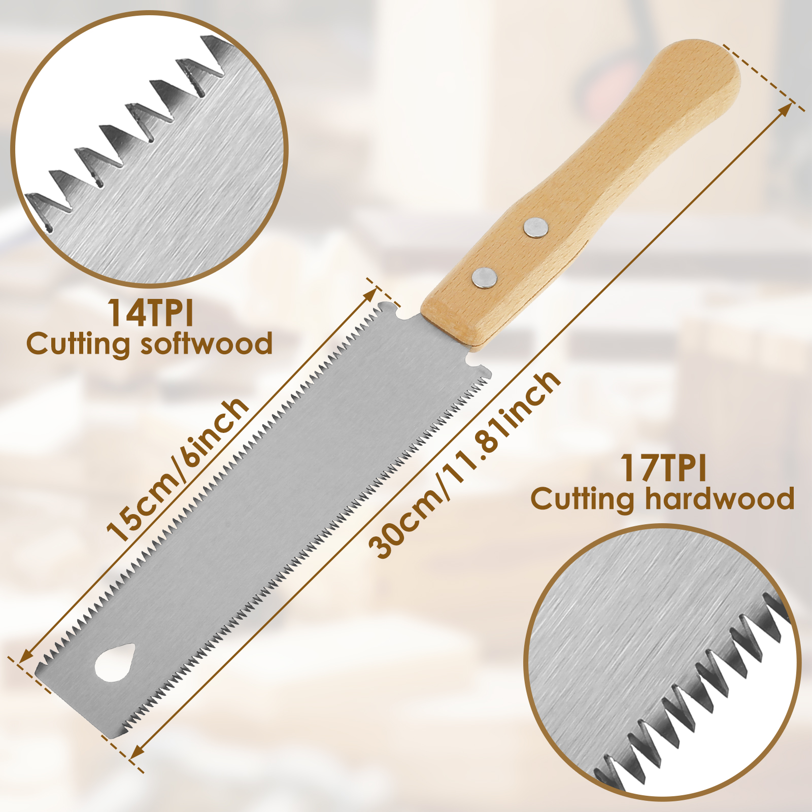 Professional Japanese Pullsaw  – Woodworking Japanese Tools Bewertung und Preis