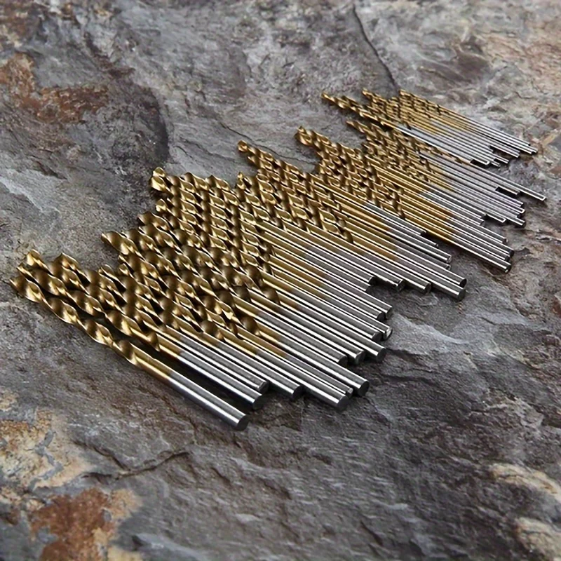 50PCS Titanium HSS Drill Bit S – Woodworking Diy Projects Bewertung und Preis