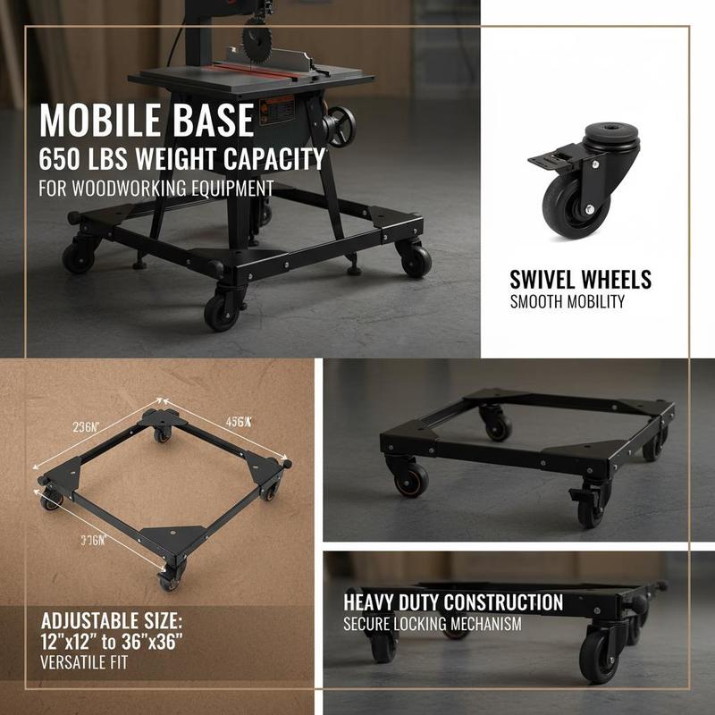 Rolling Equipment Caster Base  – Xfactory Woodworking Bewertung und Preis