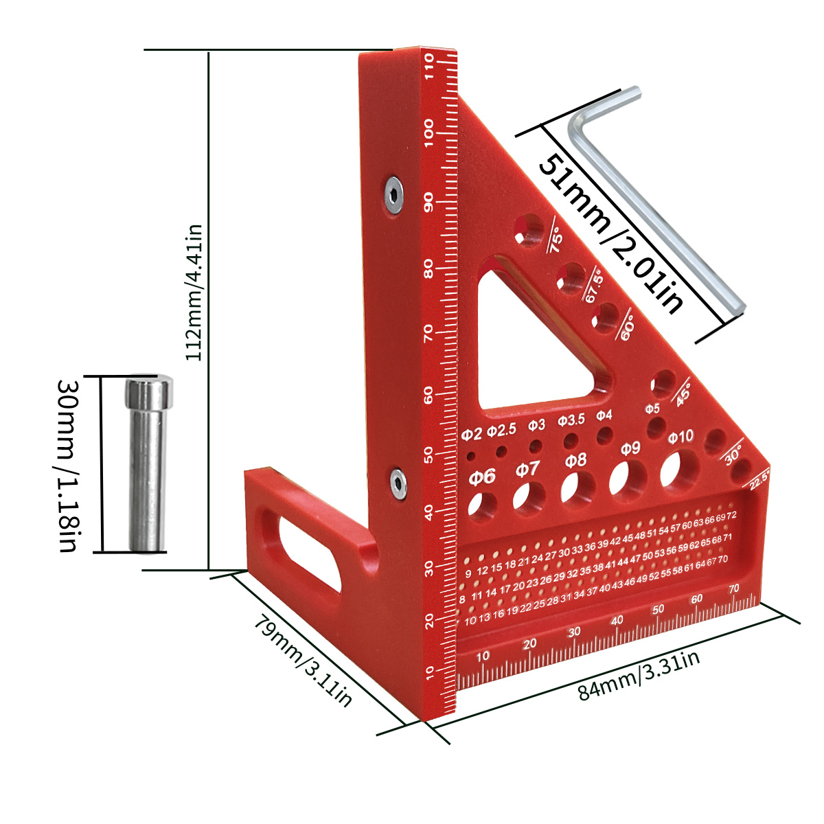 1pc 3D Multi-Angle, Precision  – Woodworking For Engineers Bewertung und Preis