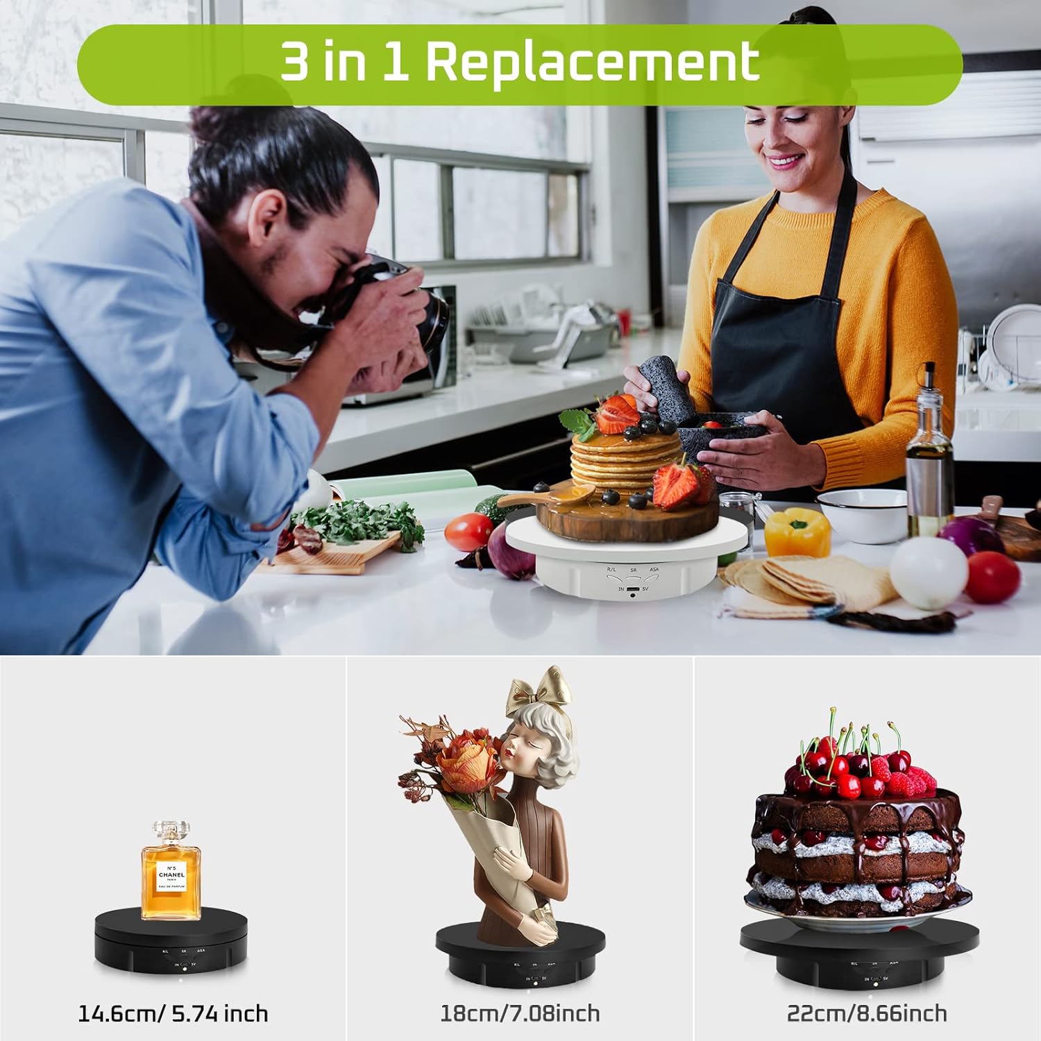 3in1Motorized Rotating Display – Turning Gouge Set Bewertung und Preis