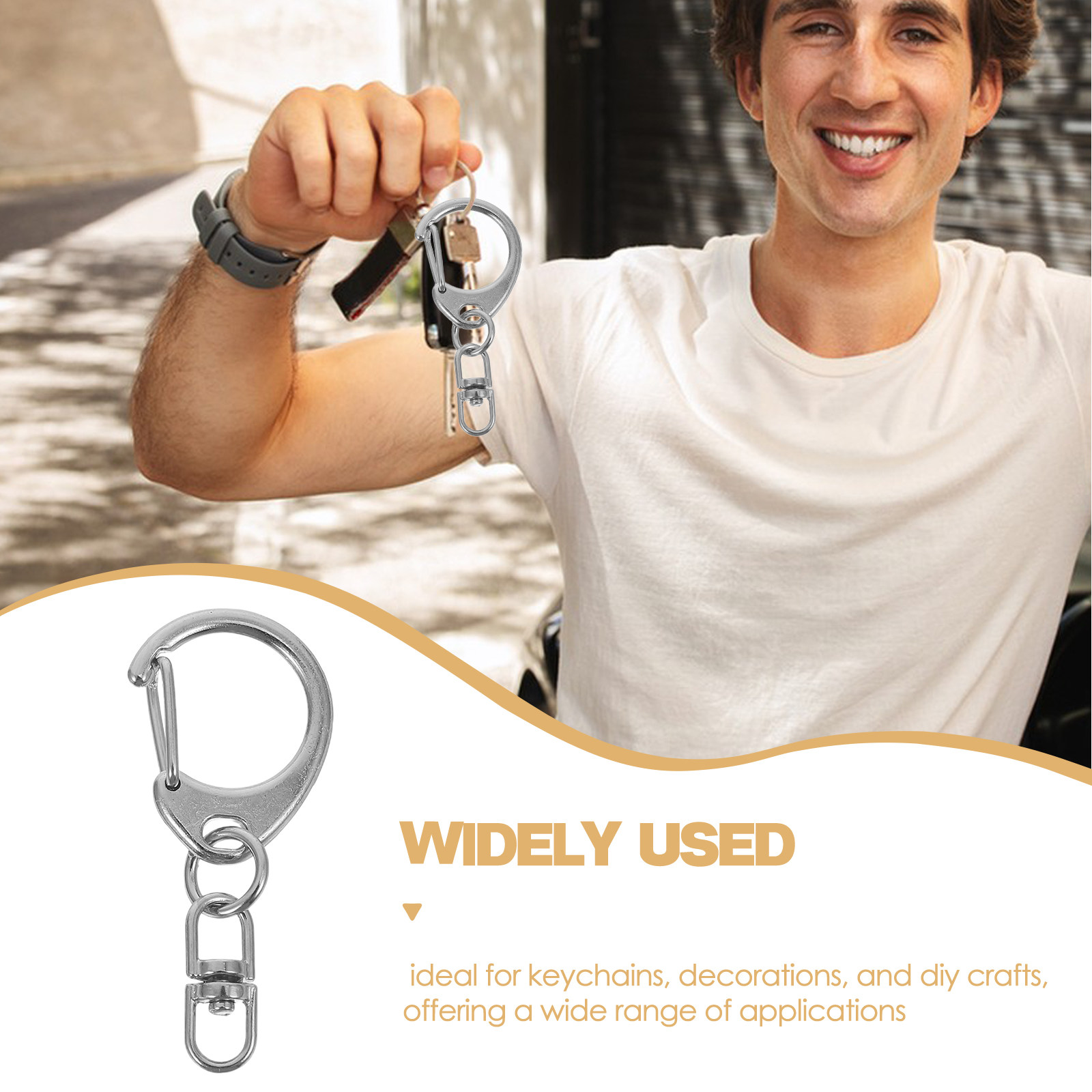 10Pcs Keychain Snap Hook D-Sha – Woodworking Diy Projects Bewertung und Preis