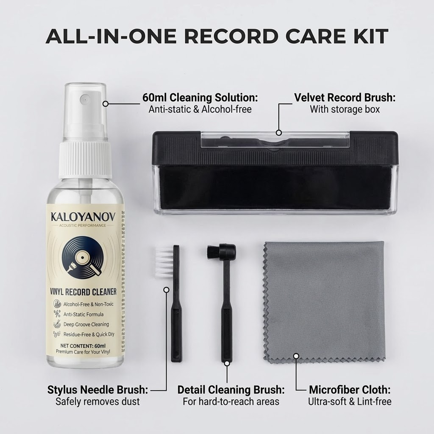 Anti-Static Vinyl Record Clean – Turning Gouge Set Bewertung und Preis