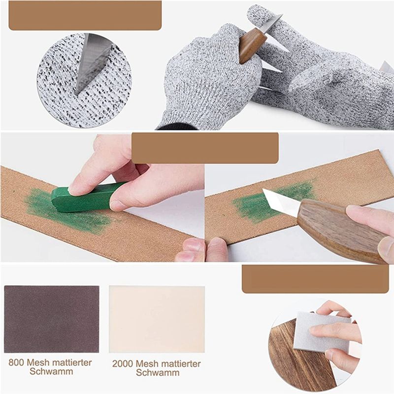 [NEW!ABAG】 Wood Carving Tools  – Woodworking Kits For Beginners Bewertung und Preis