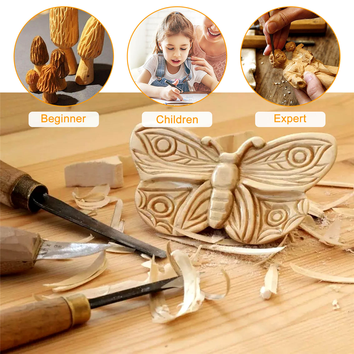 ABKM 6Pcs Basswood Carving Blo – Woodworking Hobby Kits Bewertung und Preis