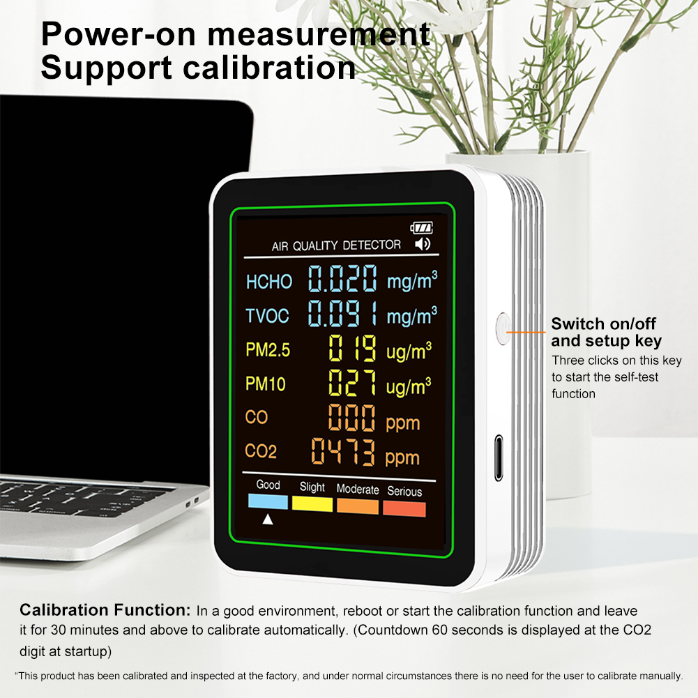 6-in-1 Air Quality Meter Real- – Woodworking Japanese Tools Bewertung und Preis