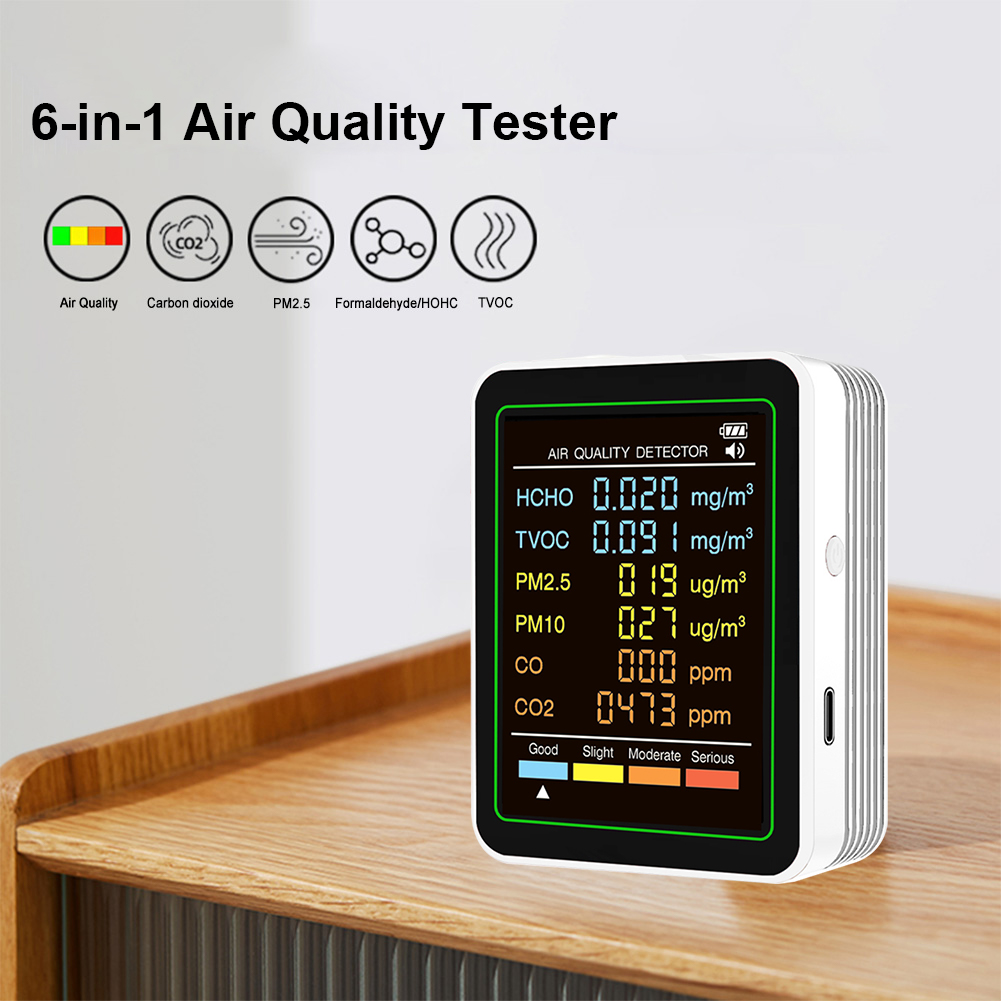 6-in-1 Air Quality Meter Real- – Woodworking Japanese Tools Bewertung und Preis