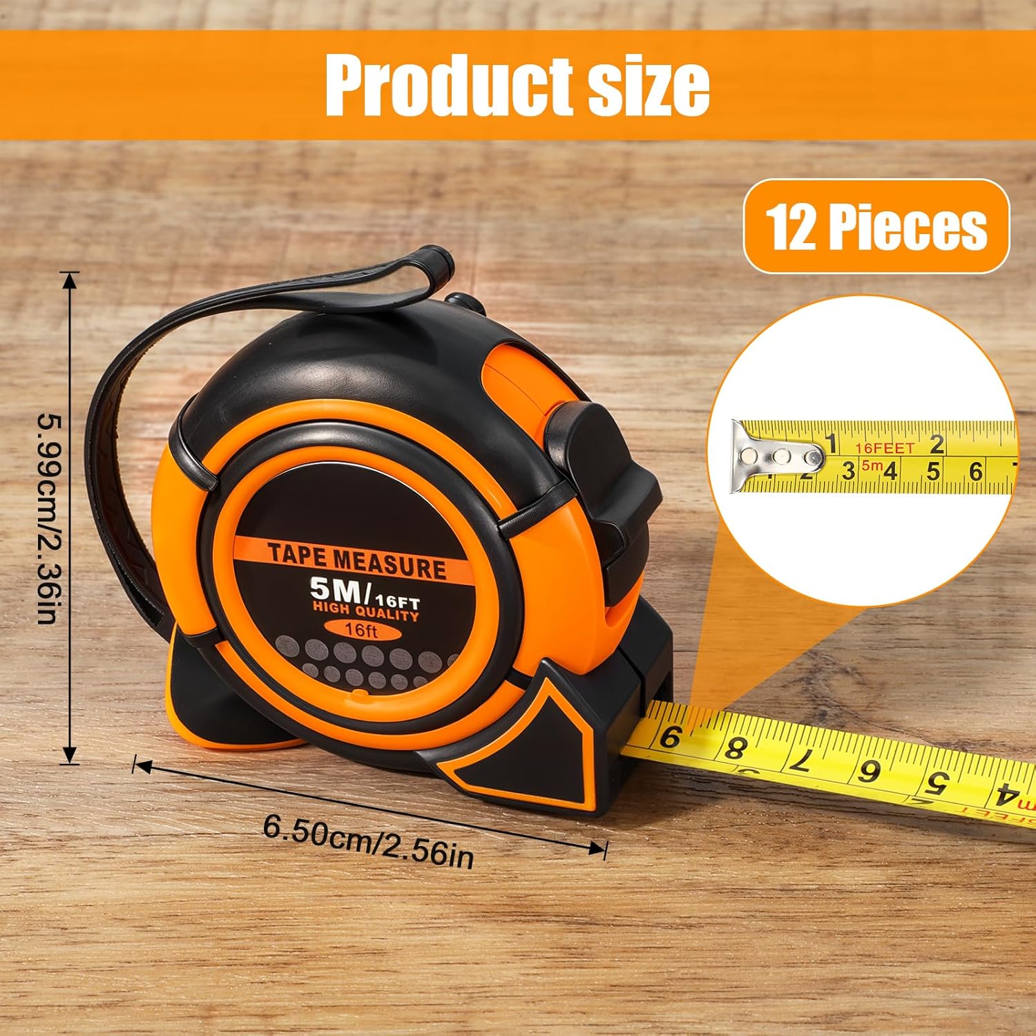 12-Piece Retractable Measuring – Woodworking For Engineers Bewertung und Preis