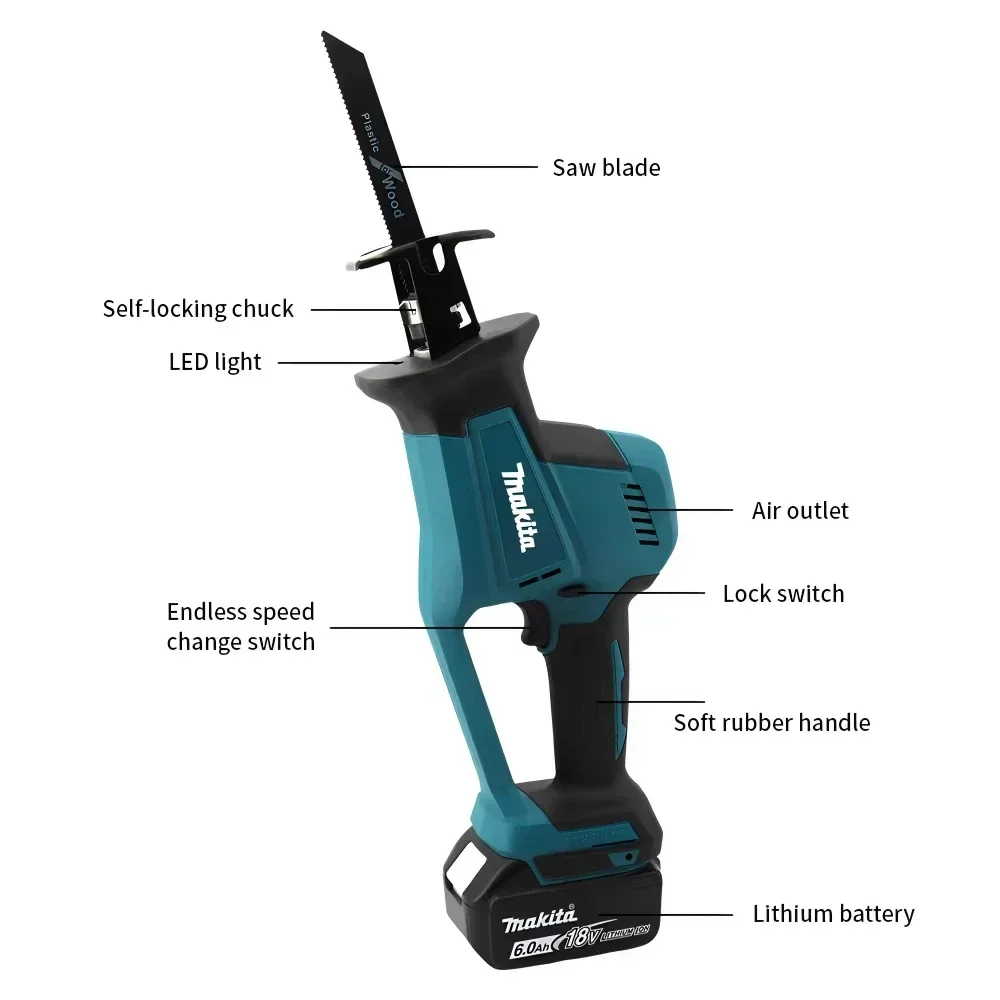 Makita DJR189 18V Cordless Ele – Woodworking Equipment Bewertung und Preis