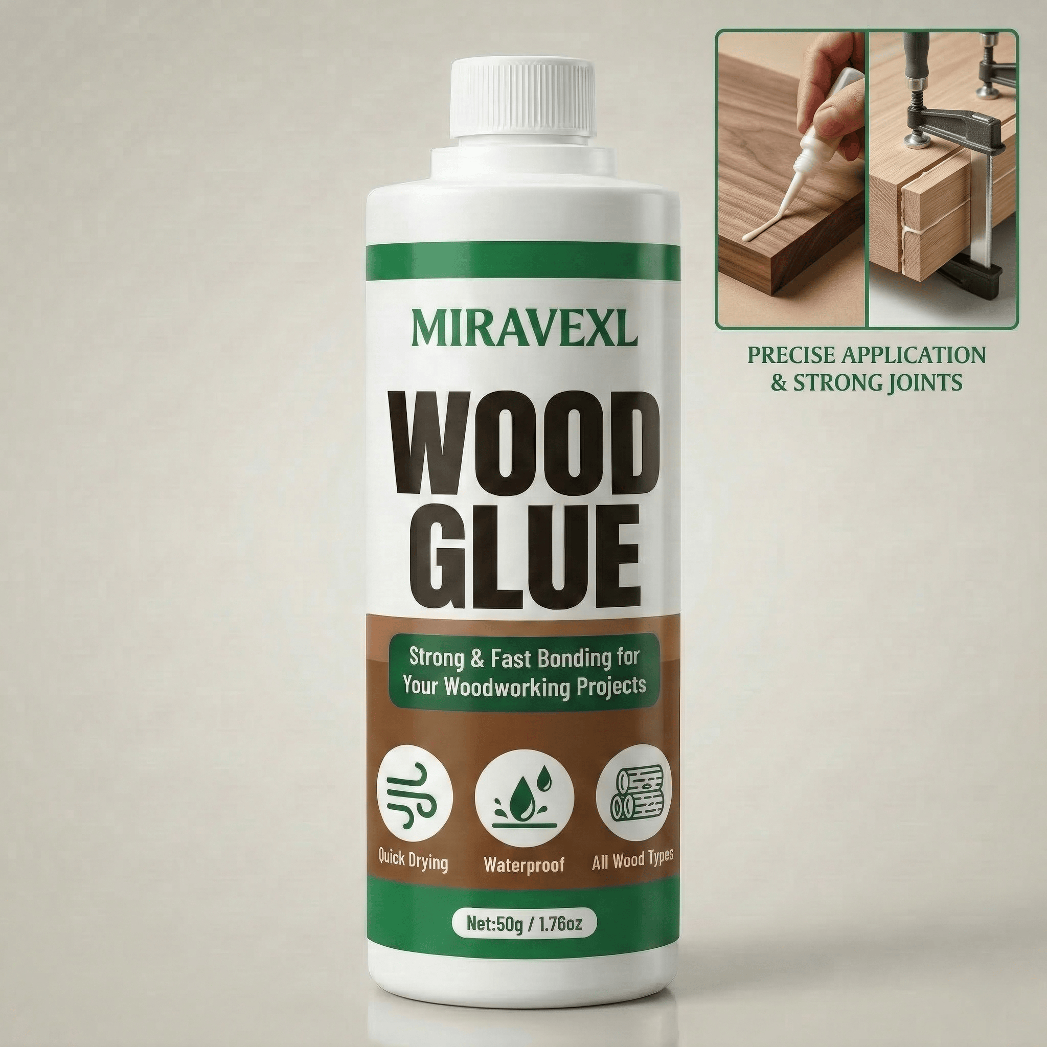 MIRAVEXL 50g Fast Dry Wood Glu – Woodworking Diy Projects Bewertung und Preis