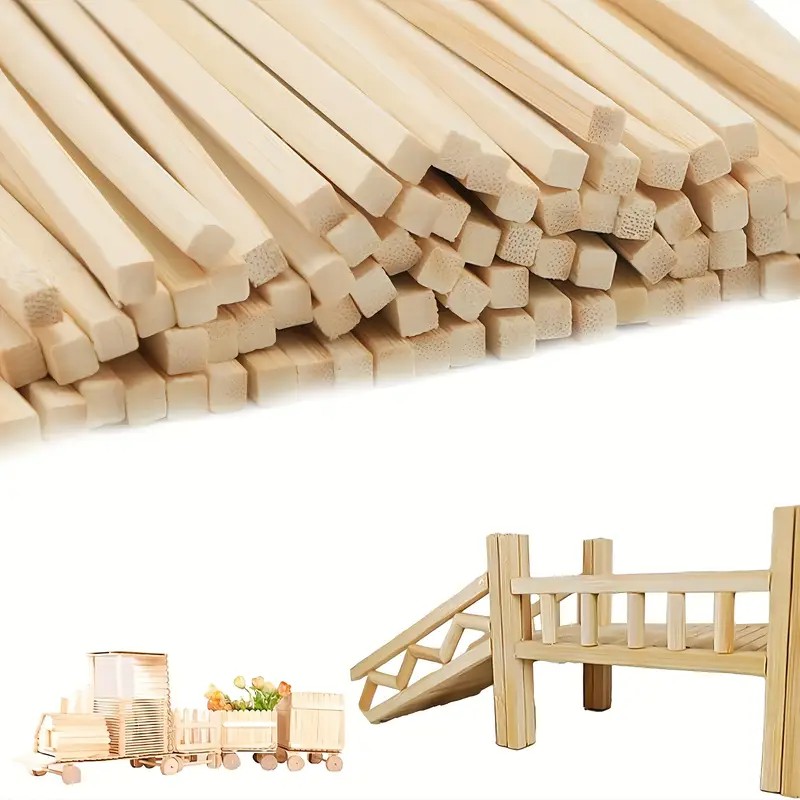 30pcs/50pcs 0.5×0.5×30CM Natur – Woodworking Diy Projects Bewertung und Preis