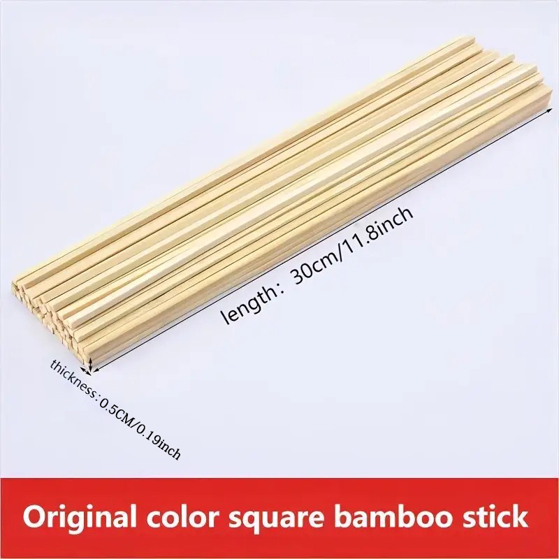 30pcs/50pcs 0.5×0.5×30CM Natur – Woodworking Diy Projects Bewertung und Preis