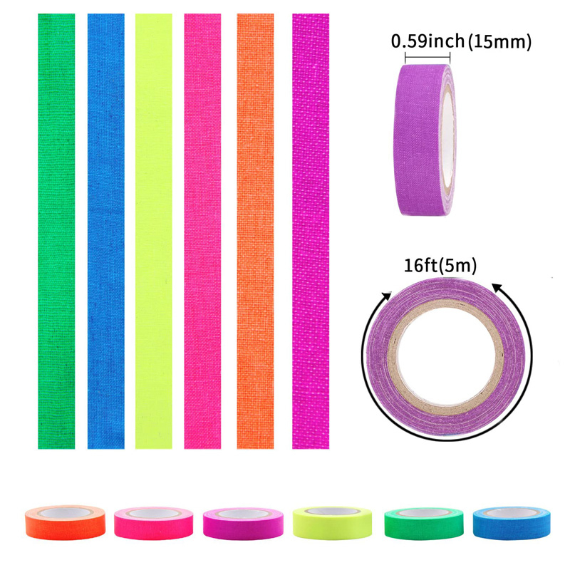 5Meter 6 Colors Neon Gaffer Cl – Woodworking Uv Light Bewertung und Preis