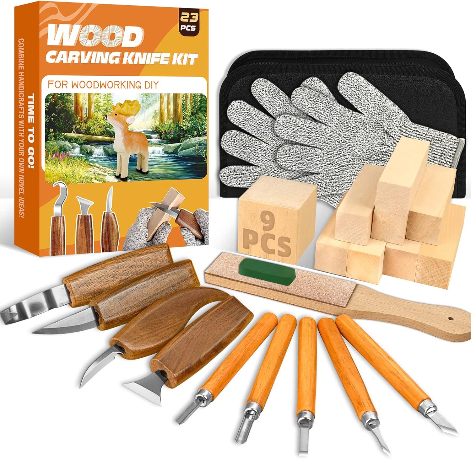 Wood Carving Kit, 23pcs Wood C – Woodworking Hobby Kits Bewertung und Preis