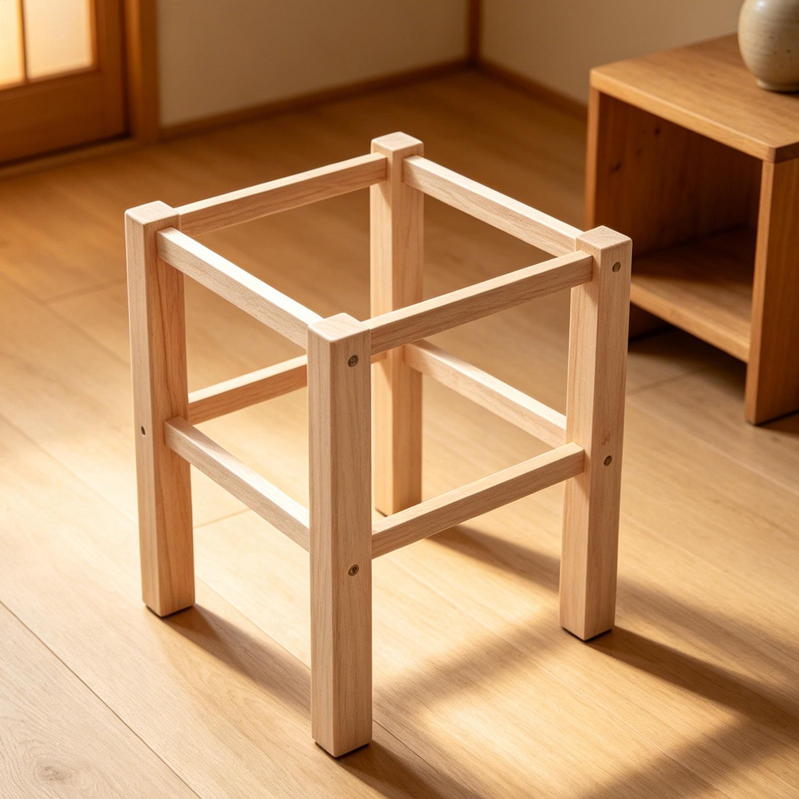 Unfinished Footstool Frame Kit – Woodworking Kits For Beginners Bewertung und Preis